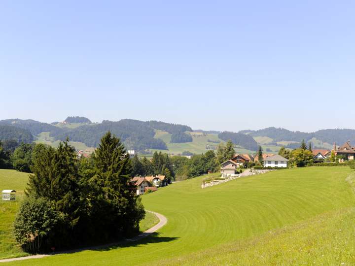 08: Blick auf Lützelflüh / Jeremias Gotthelf